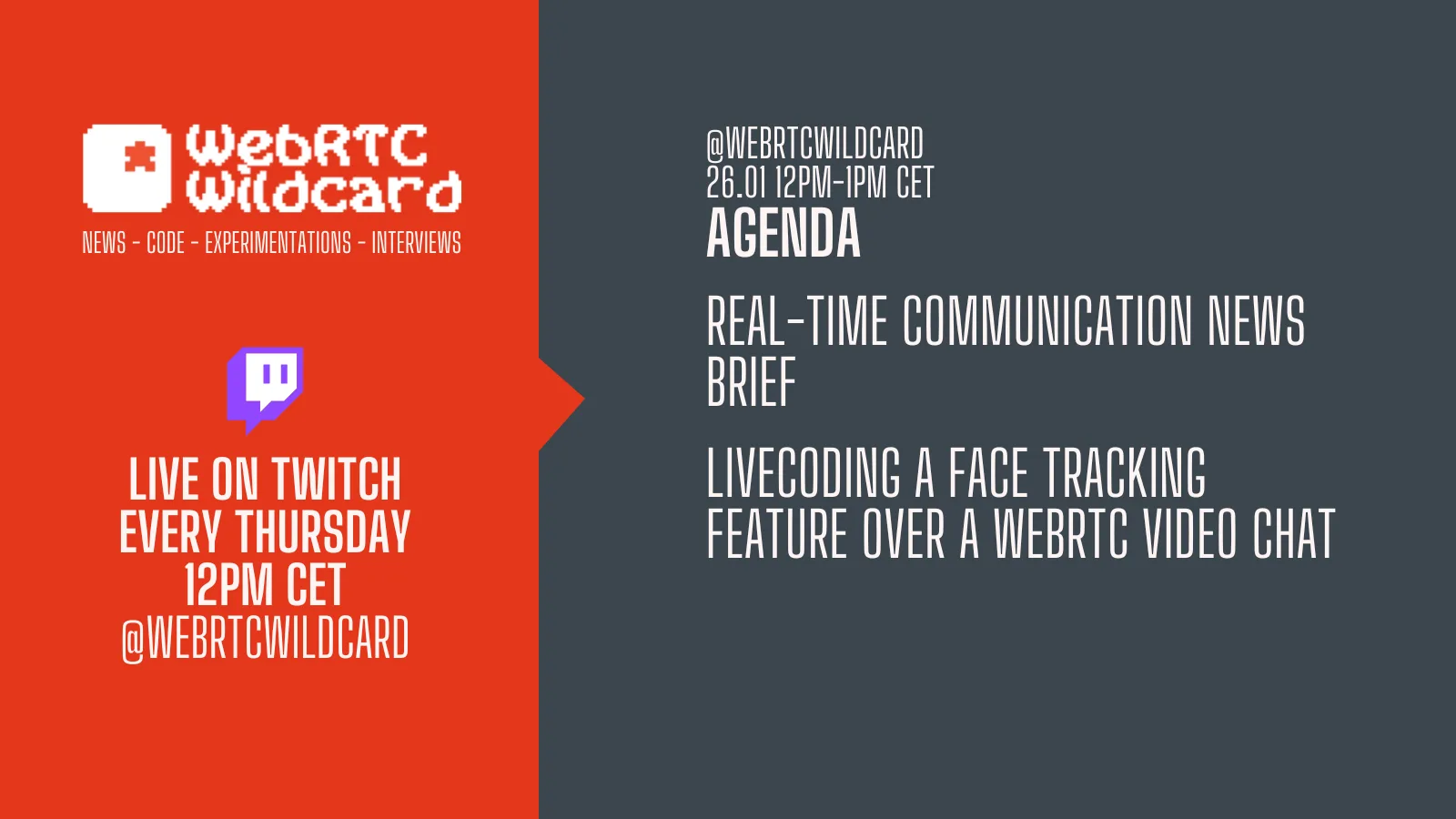 WebRTC news & livecoding a AI-enabled face tracking feature on a video chat app